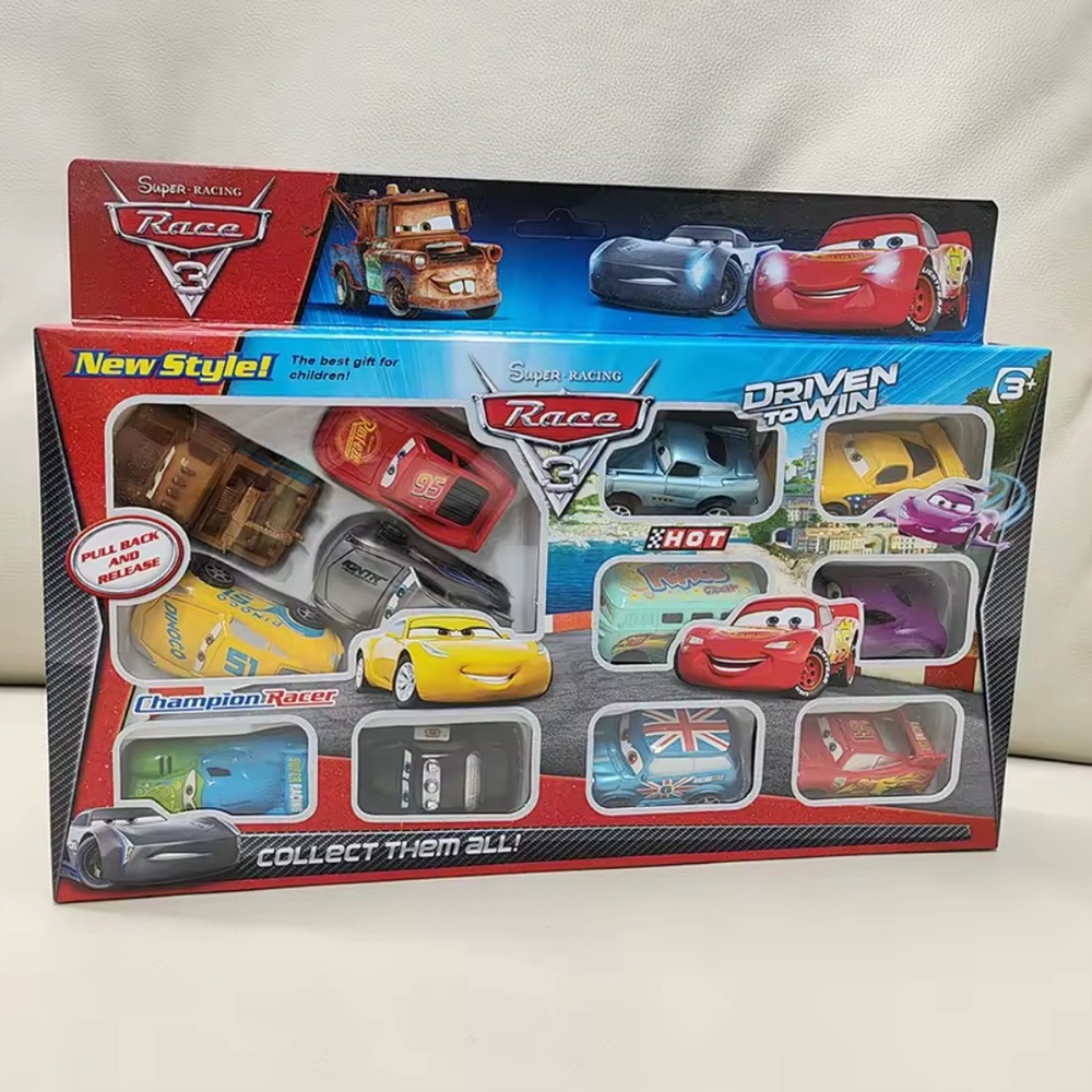 Disney Pixar Cars Toy Set – Pull-Back Racers (NEW!)